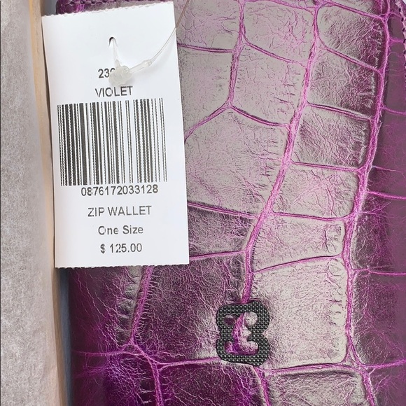 NWT Eric Javits Purple Wallet - Picture 5 of 6